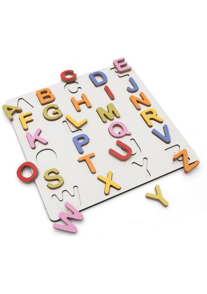 Wooden Toys Ahşap Eğitici Oyuncak Renkli Kabartmalı Harfler HMH-116 + Renkli Kabartmalı Sayılar HMH-123 fırsatları