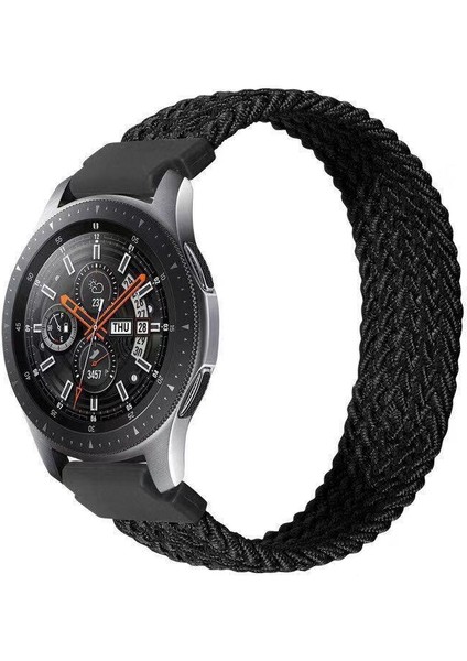 Huawei Watch Gt 2e 46 mm Kordon Kayış Kumaş Hasır Örme Spor Kordon