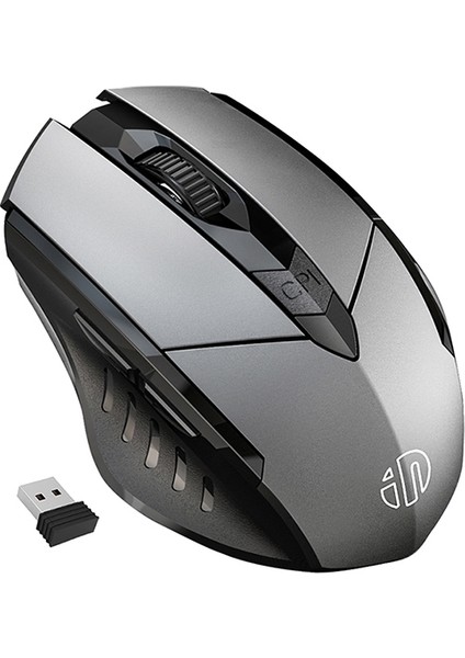 Fare, Renk: Gri Kablosuz Şarj Sessiz Sürüm (Yurt Dışından)