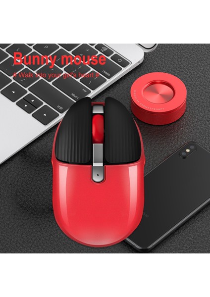 M106 2.4 Ghz 1600 Dpı Tek Modlu Kablosuz Fare USB Şarj Edilebilir (Siyah) (Yurt Dışından)
