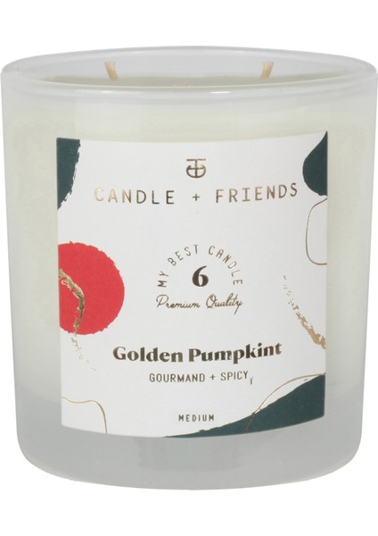 Candle And Friends Golden Pumpkint Medium Cam Mum 240GR.