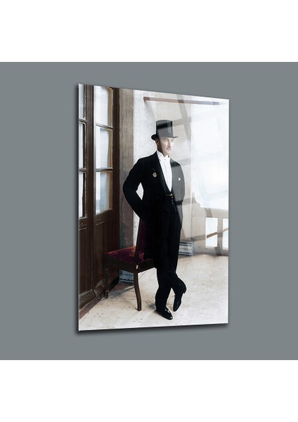 Atatürk 26 Cam Tablo-Atatürk Tablosu
