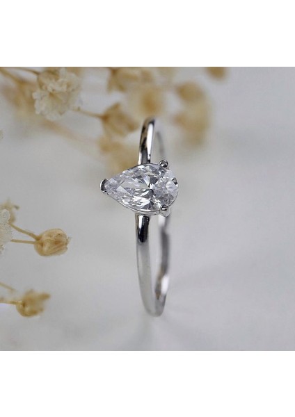 Minimal Damla Kesim Gümüş Tektaş fiyatları