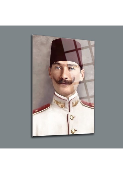 Atatürk 49 Cam Tablo-Atatürk Tablosu