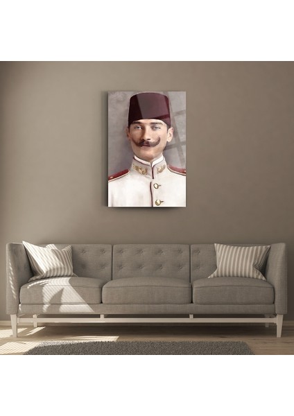 Atatürk 49 Cam Tablo-Atatürk Tablosu