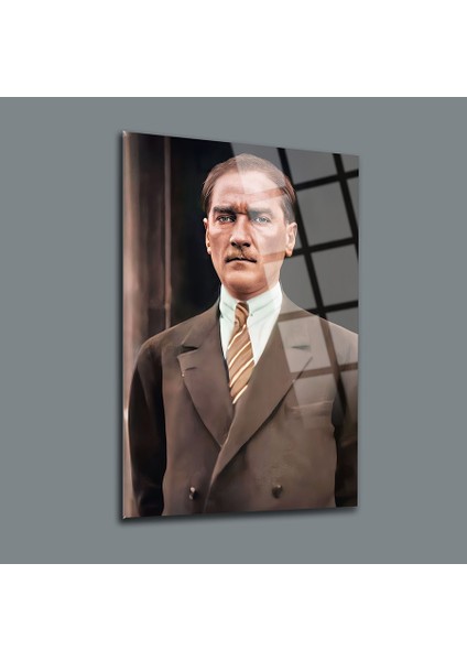 Atatürk 52 Cam Tablo-Atatürk Tablosu
