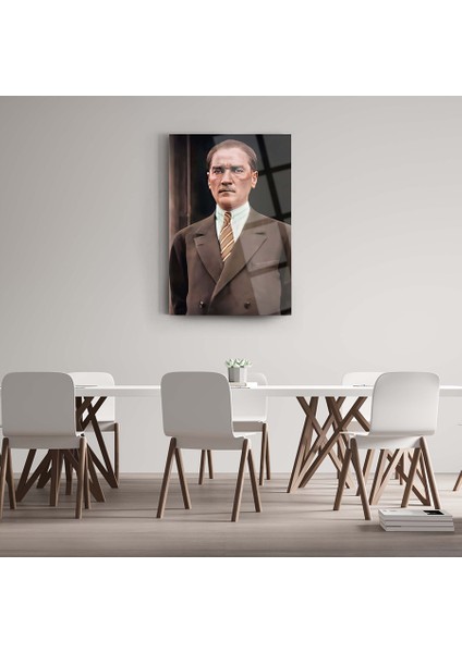 Atatürk 52 Cam Tablo-Atatürk Tablosu