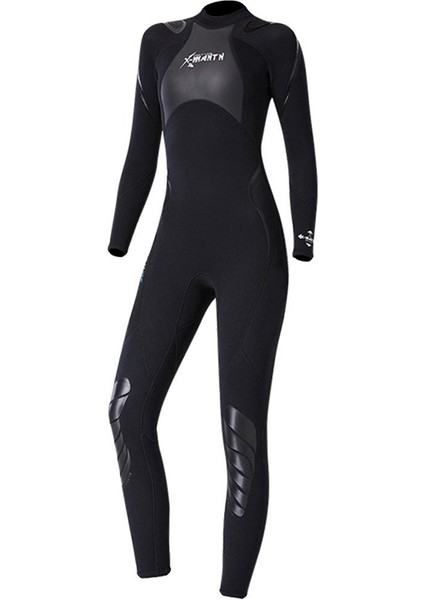 B Baosity 1.5mm Tam Boy Wetsuit Tulum Mayo Kano Dalış Cilt Yüzme Kadınlar Için L