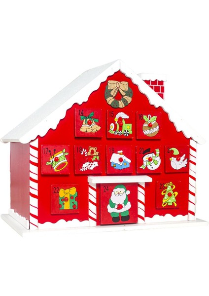 Noel Advent Takvimi Ile LED Işık Çocuk Oyuncak Dıy Tatil Dekorasyon