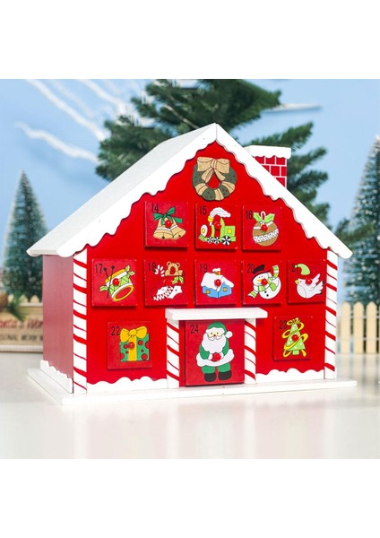 Noel Advent Takvimi Ile LED Işık Çocuk Oyuncak Dıy Tatil Dekorasyon