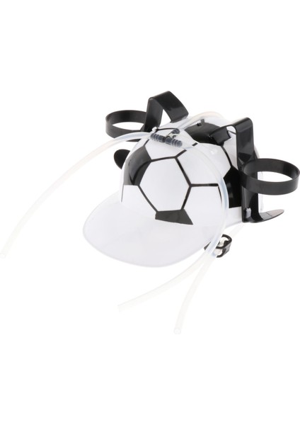Yaratıcı Içme Kask Tiryakisi Favor Şapka Güzzler Içme Kask Parti Şapka Futbol Beyaz Siyah