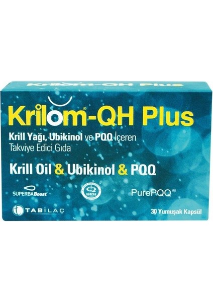 Krilom QH Plus 30 Yumuşak Kapsül