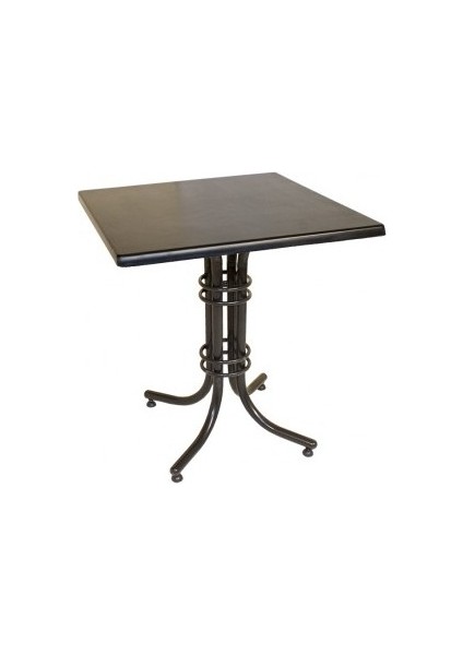 Buket Werzalit Kare Esb Mutfak Masası 60X60 - Siyah