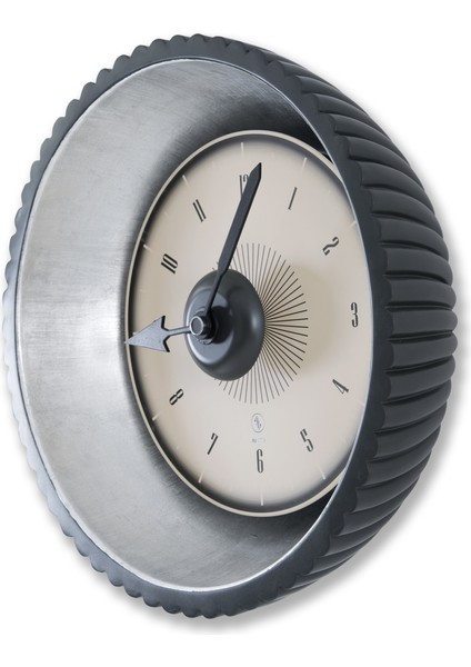 Demre 90 cm Büyük Analog Fiberglass Dekoratif Duvar Saati