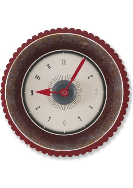 Demre 90 cm Büyük Analog Fiberglass Dekoratif Duvar Saati fırsatları