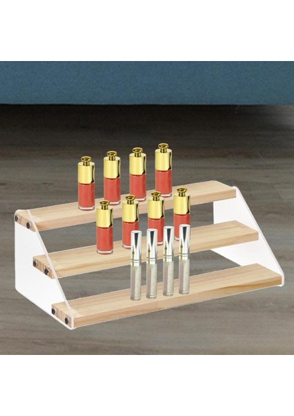 Şekil Oyuncaklar Için Akrilik Yükseltici Standı Raf Vitrin-7.9 Inç Genişliğinde, 3 Katmanlar 3 Katlı 7.9 Inç Genişlik