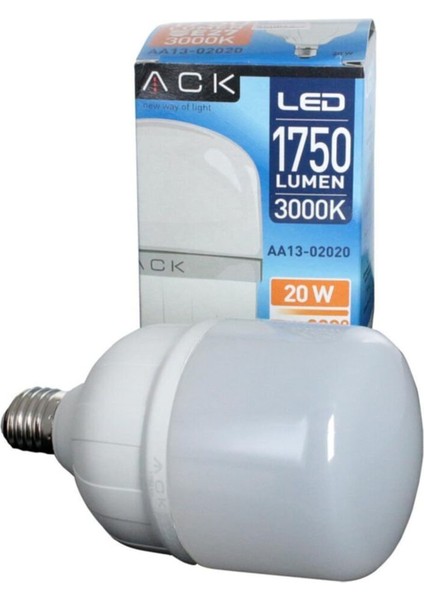 AA13-05020 50W LED Ampul 3000K Günışığı E27 T135