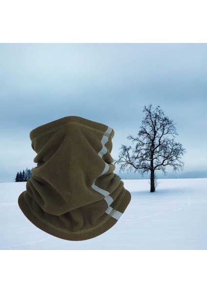 Yüz Maskesi Boyun Gaiter Nefes Bandana Kafa Rüzgar Geçirmez Güneş Kalkanı Eşarp Ordu Yeşil fırsatları