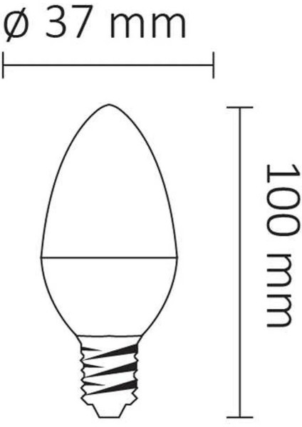 AA09-00710 7W Buji LED Ampul 3000K Günışığı E14