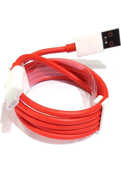 Kablo Usb-C Type-C USB Şarj Kablosu 1m Kırmızı Kalın Kablo