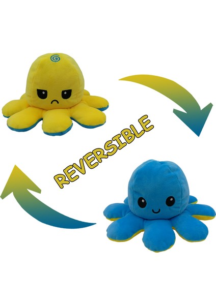 Peluş Tersinir Peluş Doldurulmuş Hayvan Ruh Hali Çift Taraflı (Yurt Dışından)