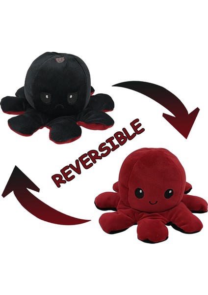 Peluş Tersinir Peluş Doldurulmuş Hayvan Ruh Hali Çift Taraflı (Yurt Dışından)