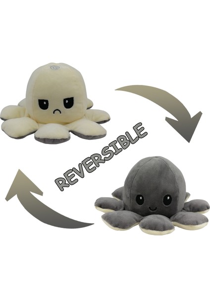 Peluş Tersinir Peluş Doldurulmuş Hayvan Ruh Hali Çift Taraflı (Yurt Dışından)
