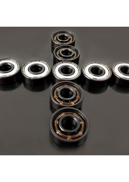 16 Kaykay Rulmanlar Set Longboard Tekerlekler Için 8mm Hassasiyet (Yurt Dışından)