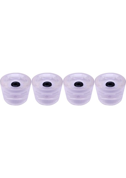 70MM Kaykay Tekerlekler Longboard Tekerlekler Yumuşak LED Flaş Pu 4 Adet Spor Beyaz Siyah Için (Yurt Dışından)