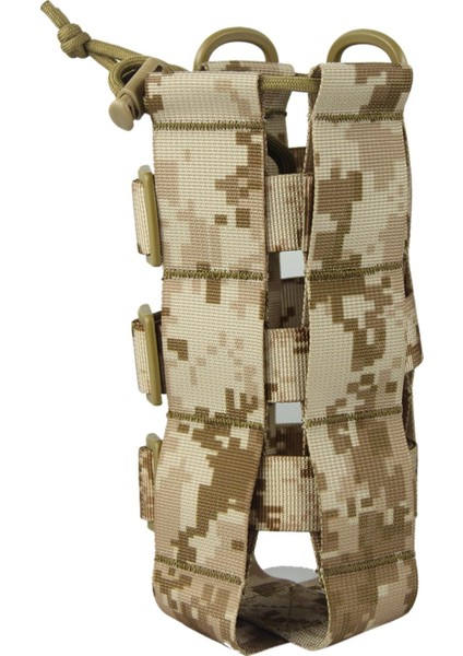Su Isıtıcısı Çanta Taktik Molle Su Şişesi Taşıyıcı Tutucu Kılıfı Açık Ayarlayıcı Çöl Dijital Camo (Yurt Dışından)