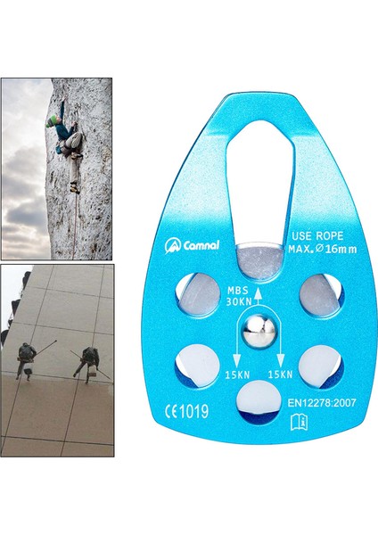 30KN Tırmanma Kasnağı Dağcılar Nakliye Arma Makaraları Kaldırma Mikro Kasnak Gri(Yurt Dışından) indirimleri