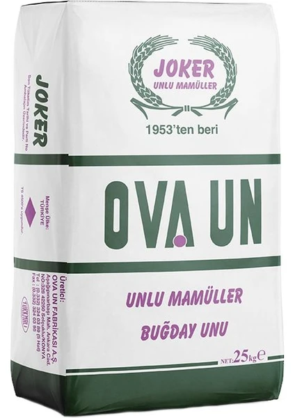 Ova Un Ova Joker Unlu Mamuller Beyaz Paket 25 kg