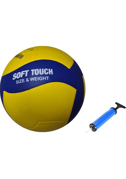 Avessa Vl 500 Voleybol Topu Soft Yapıştırma Poliüretan 3 Astar Deri (Nizami Ölçüde) + Pompa Hediye