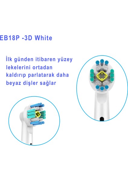 Oral B Uyumlu Diş Fırçası Yedek Başlığı Ve Dil Temizleme Aparatı