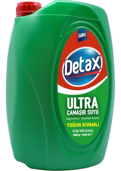 Detax Ultra Çamaşır Suyu Dağ Esintisi 3500 G