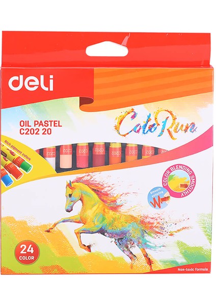Colorrun Yağlı Pastel 24’lü