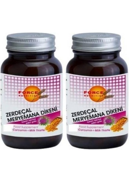 Curcumin + Milk Thistle 60 Tablet 2 Kutu