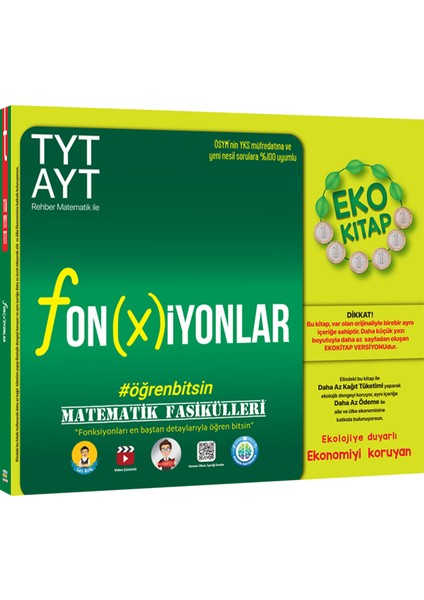 Kampüs TYT - AYT Matematik Fasikülleri-Fonksiyonlar Eko