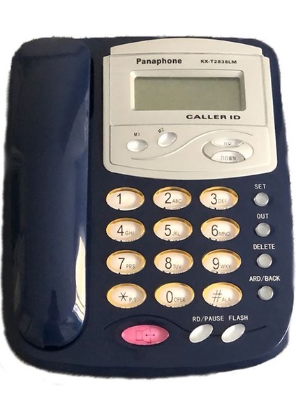 KX-T2838LM Masaüstü Kablolu Ev Telefonu - Mavi