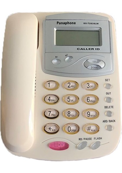 KX-T2838LM Masaüstü Kablolu Ev Telefonu - Beyaz