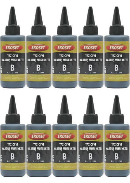 Brother DCP-T220 DCP-T420W Uyumlu Siyah Muadil Mürekkep 100 ml 10'lu Set fiyatları