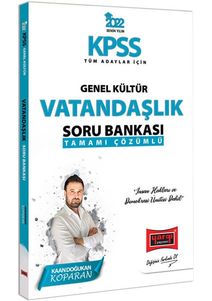 KPSS Genel Kültür Tamamı Çözümlü Vatandaşlık Soru Bankası