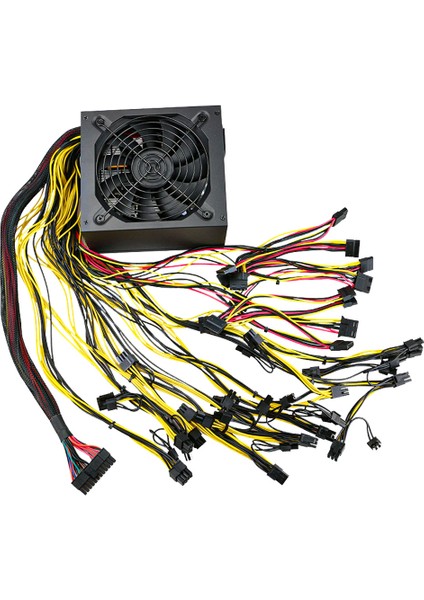 2000 W 90PLUS Gold 14 cm Fanlı Btc Power Supply