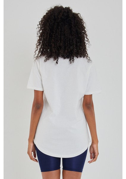 Women Kırık Beyaz Pis Yaka Salaş T-SHIRT-KTCPS001R02S indirimleri