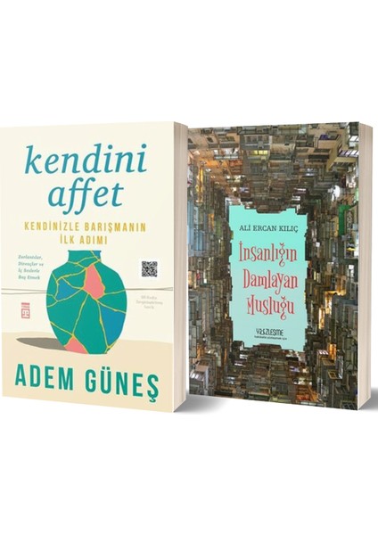 Kendini Affet Kendinizle Barışmanın Ilk Adımı - Insanlığın Damlayan Musluğu 2 Kitap Set - Adem Güneş