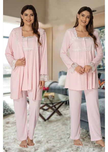 Effortt Lohusa Pijama Sabahlık Takım 2401