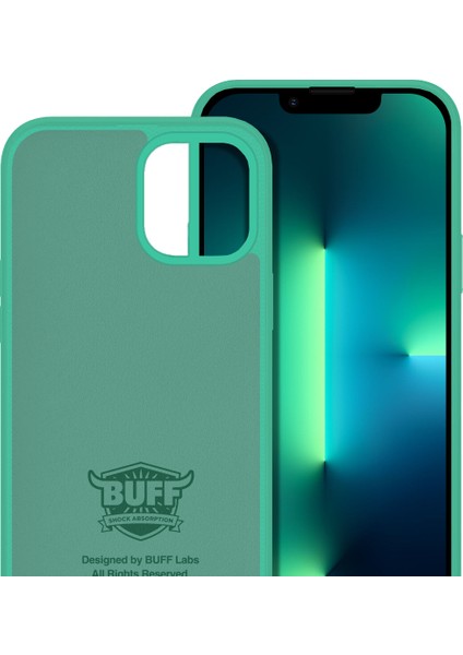 Buff Apple iPhone 13 Pro Max Rubber S Kılıf Cornflower Su Yeşili fırsatları