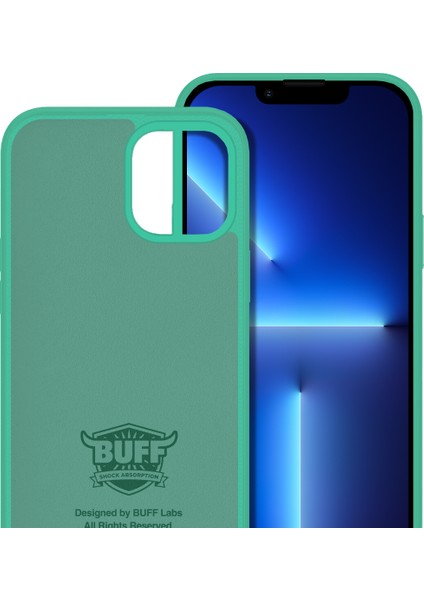Buff Apple iPhone 13 Pro Rubber S Kılıf Cornflower Su Yeşili fırsatları