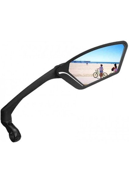ME-002SR Sağ Bisiklet Aynası Kelepçe Montaj Gümüş Lens fırsatları