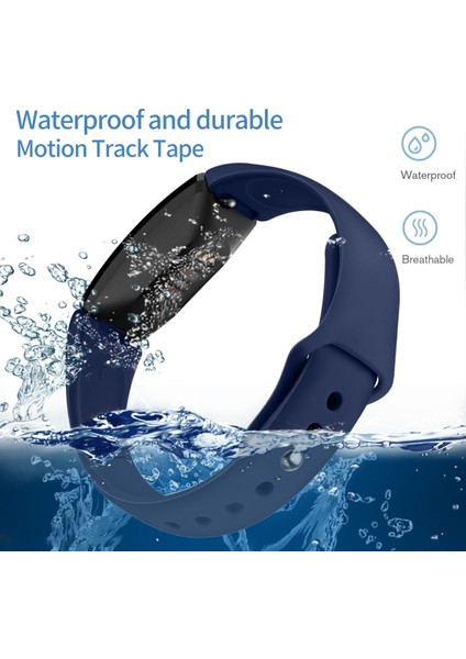 Puluz Fitbit Charge 3 Silikon Saat Kayışı Mavi (Yurt Dışından)